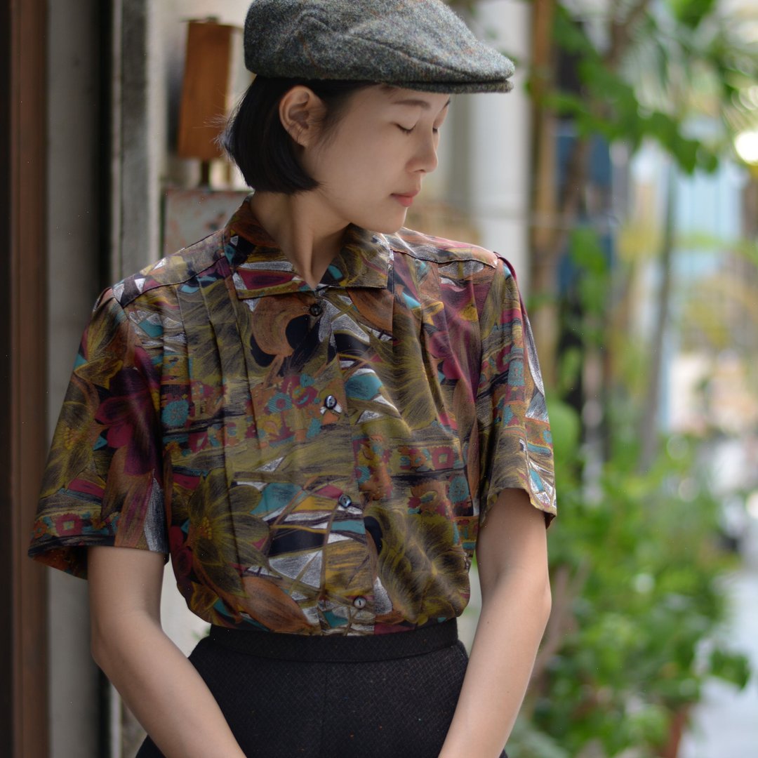 瓣琢 |  古着短袖衬衫 - 女装衬衫 - 其他材质 