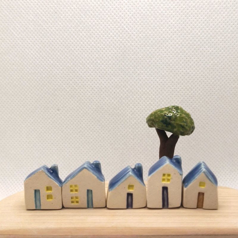 梦想小屋 - 陶土系列9 - 摆饰 - 陶 蓝色