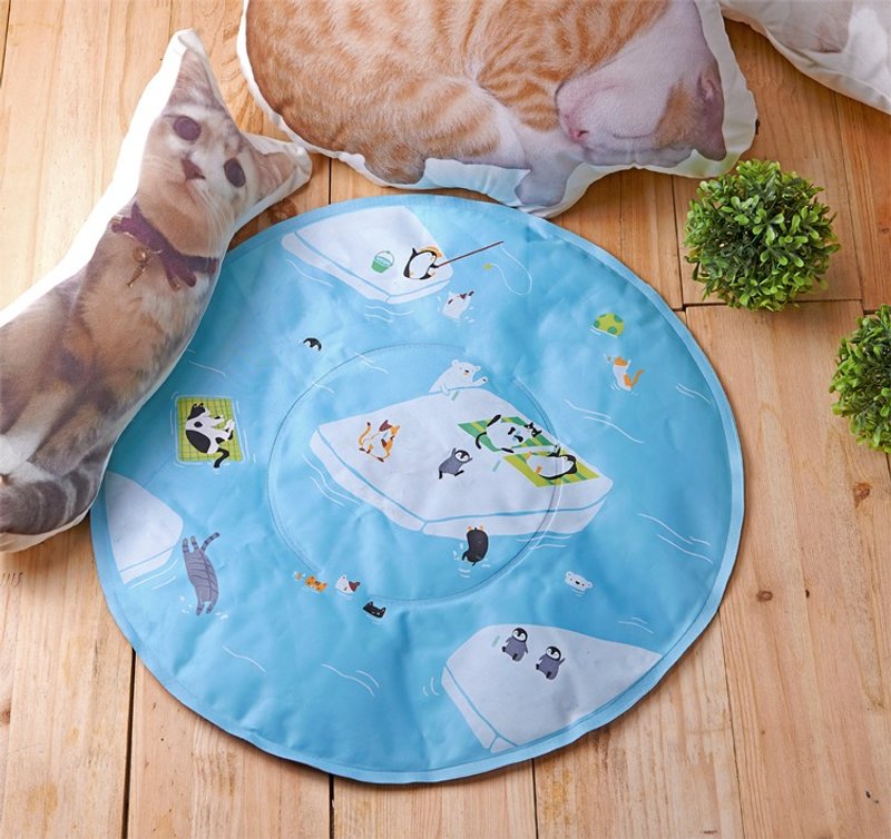 猫狗宠物降温冰凉垫(南极浮冰款) - 其他 - 塑料 蓝色