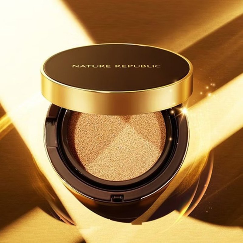 Nature Republic 人蔘金萃亮采气垫 抗皱滋润 防晒遮瑕 ALL IN - 底妆 - 其他材质 