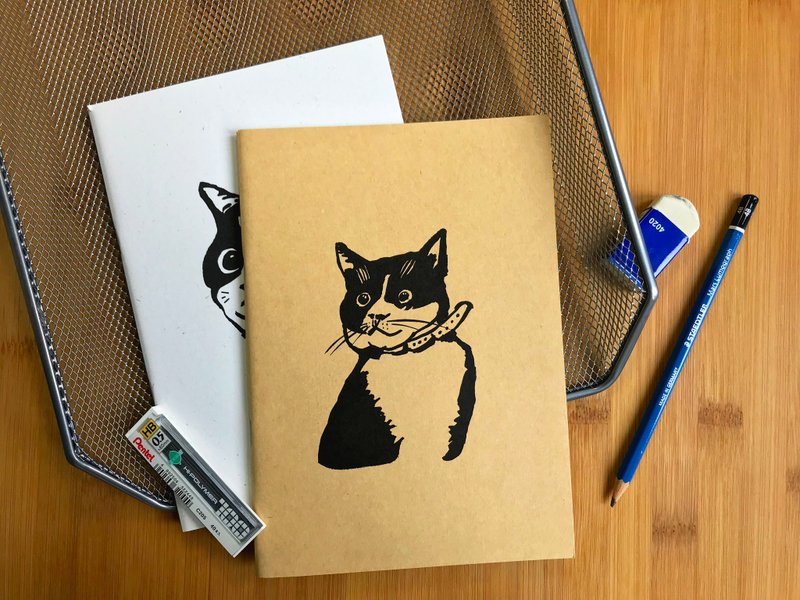 猫的表情-手帐组合 - 笔记本/手帐 - 纸 黑色