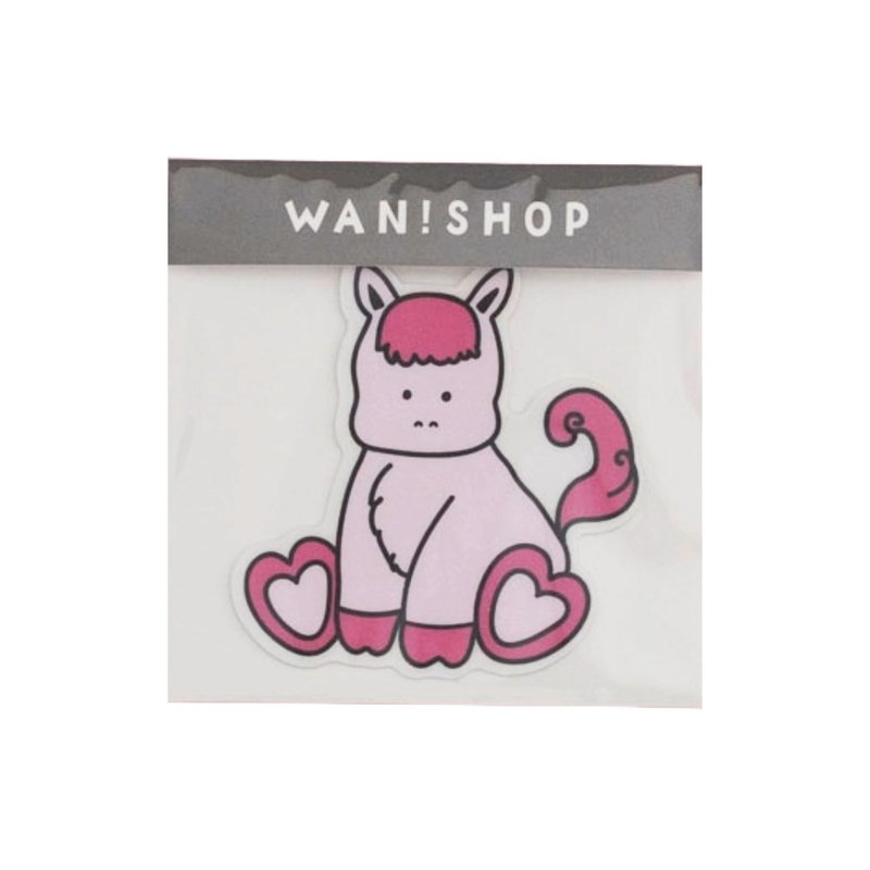 【贴纸】马的插画【sticker】 - 贴纸 - 纸 粉红色