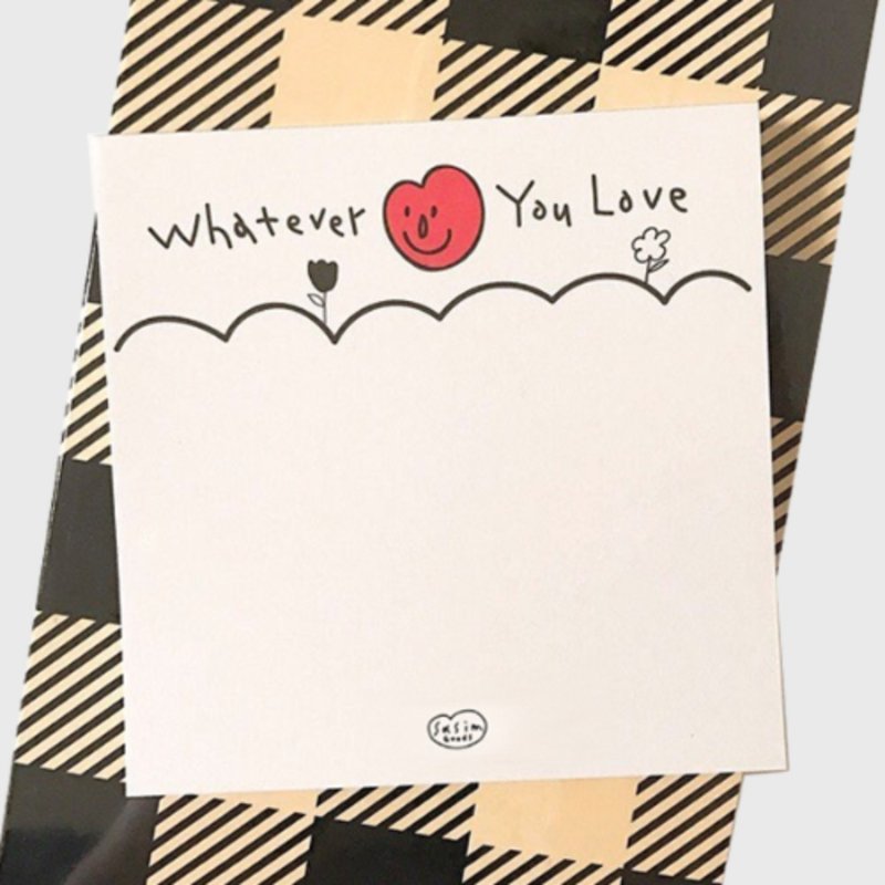 SASIM whatever you love 便条纸 / memo 纸 / 手帐素材 - 便条纸/标签贴 - 纸 