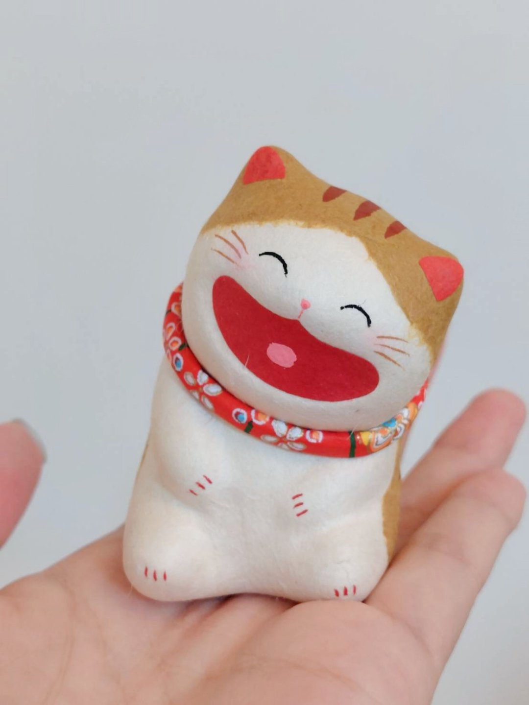 日本【RYUKODO】授权 - 开运捧富招财猫 | 结婚 | 毕业礼物|618 - 摆饰 - 纸 