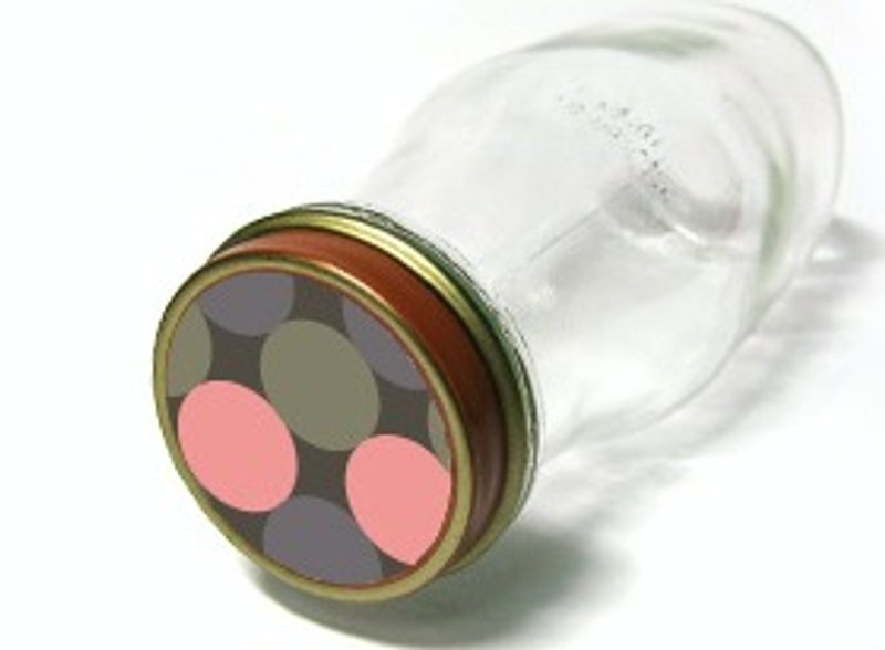 &Cabinet 圆形贴纸 - 点点图腾 - 贴纸 - 纸 卡其色