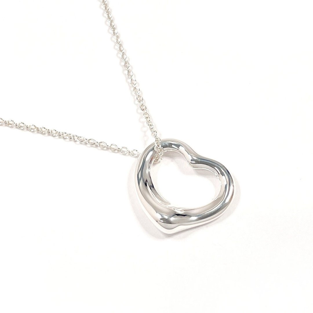 【日本直送 二手美品】蒂芙尼 TIFFANY&Co. 项链 经典心形 Elsa Peretti 925 纯银 饰品 - 项链 - 纯银 银色
