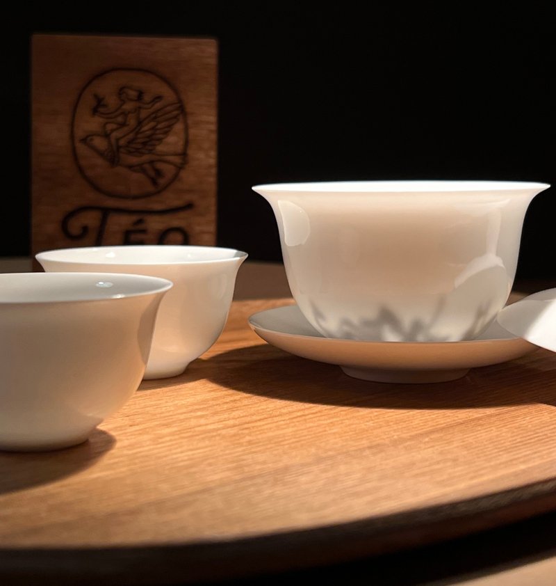 【茶奥Téo】正骨瓷薄胎小容量盖碗组--双人分享版 茶奥 Téo - 茶具/茶杯 - 瓷 