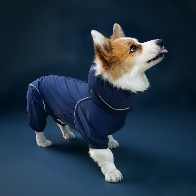 PETT2GO 柯基专属透气机能雨衣 - 衣/帽 - 聚酯纤维 黄色