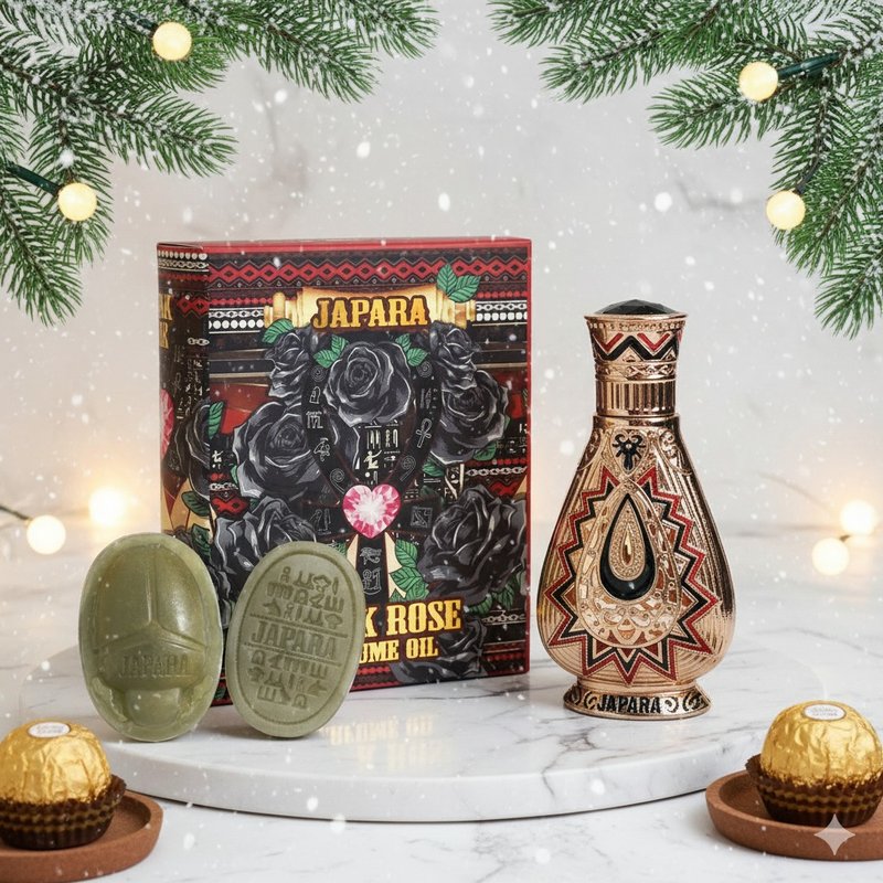 【赠埃及香氛皂】黑玫瑰丨3ml香精 小香 埃及香水 精油 无酒精 - 香水/香膏 - 其他材质 多色