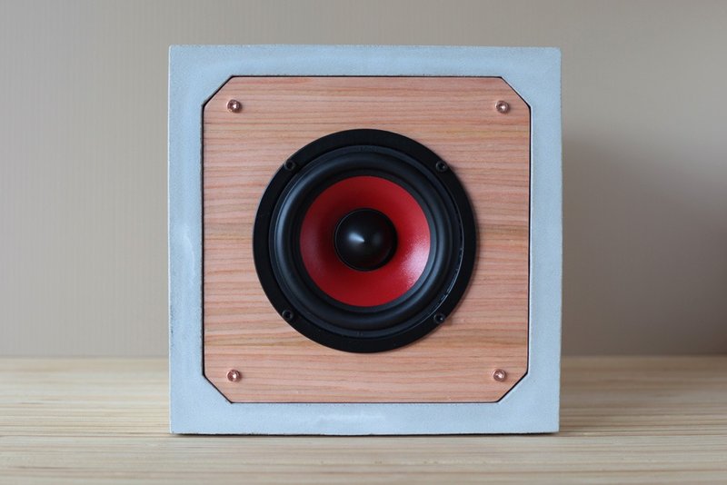 4寸低音被动式方形水泥音箱 - 扩音器/喇叭 - 水泥 