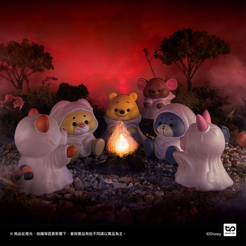 【预购】小熊维尼-星夜幽灵 全套公仔 共 6 款 - 玩偶/公仔 - 塑料 多色