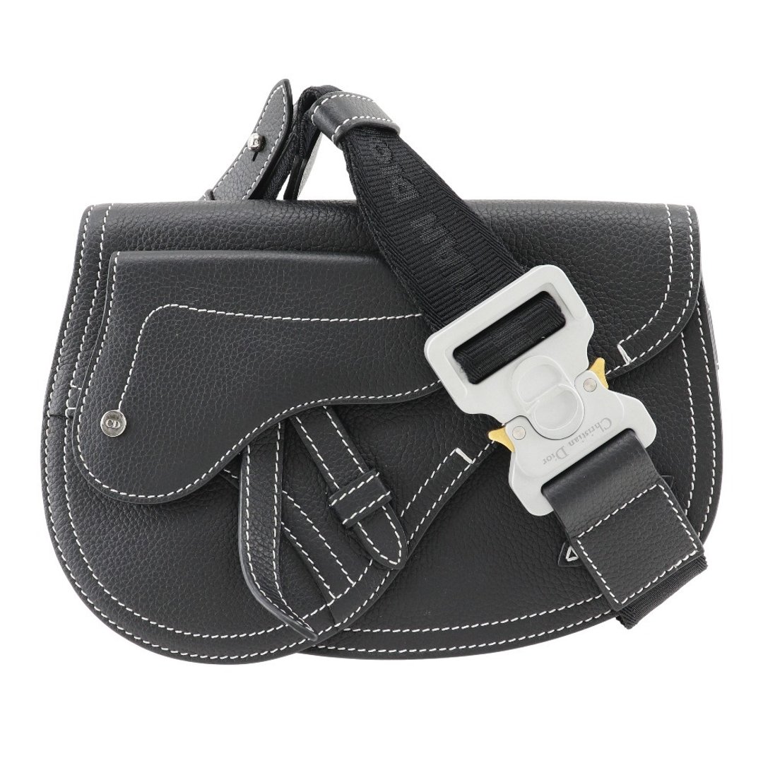 【日本直送】Dior 经典 Saddle 侧背包 小牛皮 黑色 男款【二手】 - 侧背包/斜挎包 - 真皮 黑色
