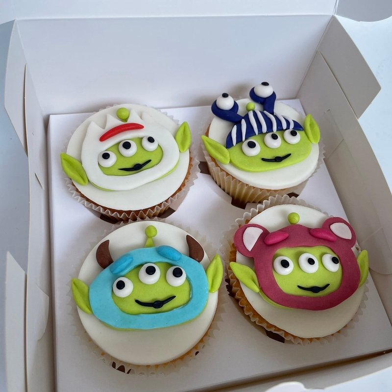 6入 玩具总动员 三眼怪 铄甜点 定制化杯子蛋糕 - 蛋糕/甜点 - 其他材质 