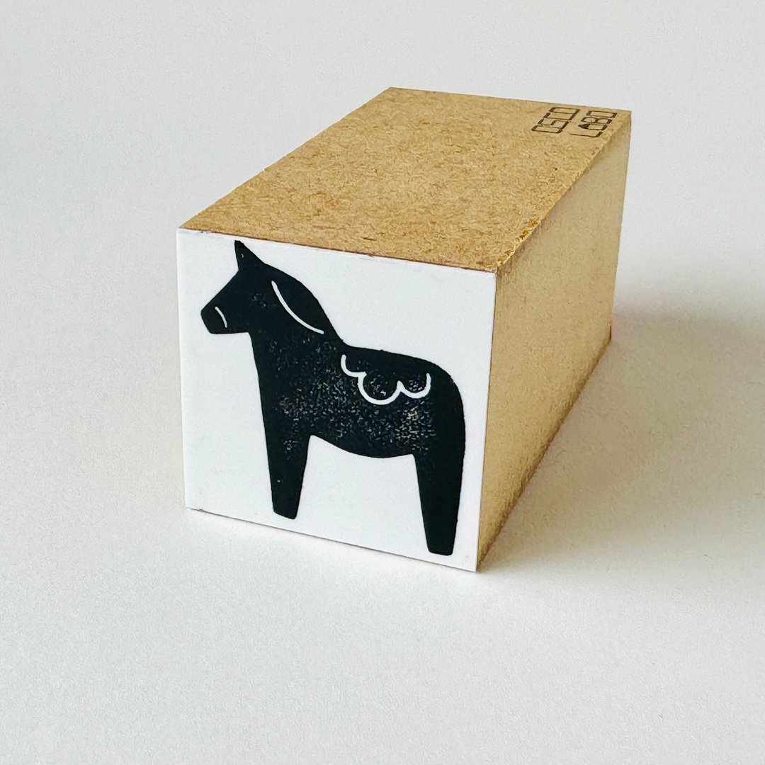 换装 Dala Horse【Dress-up Dalahäst】素色款 - 印章/印台 - 橡胶 