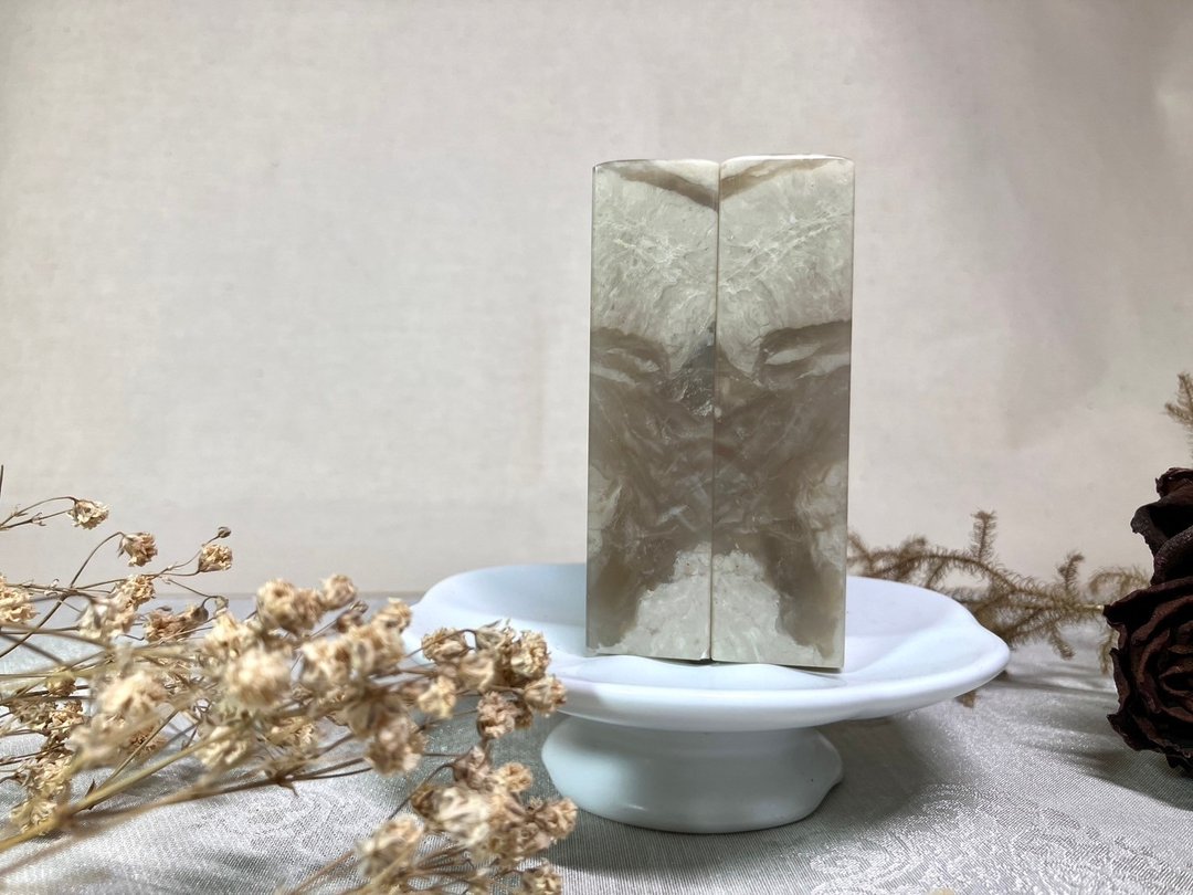 手工刻印定制对章 • 姓名方章 • 巴林石印章 参捌 - 印章/印台 - 石头 多色