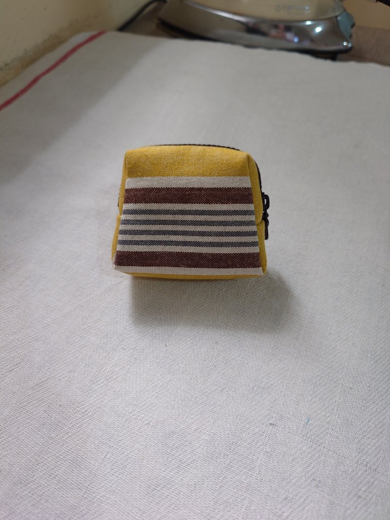 梯形零钱包 - 零钱包 - 棉．麻 