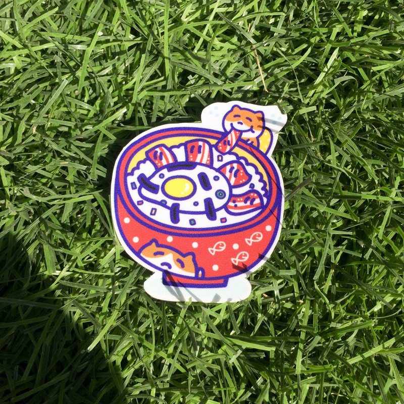 井饭の防水贴纸 (S) 行李箱 安全帽 适用 Waterproof stickers - 贴纸 - 防水材质 