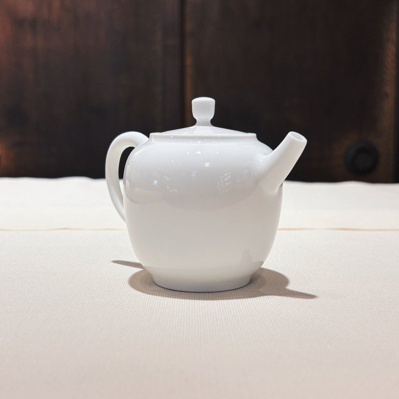 拾金 白瓷 青花 高风壶 - 茶具/茶杯 - 瓷 