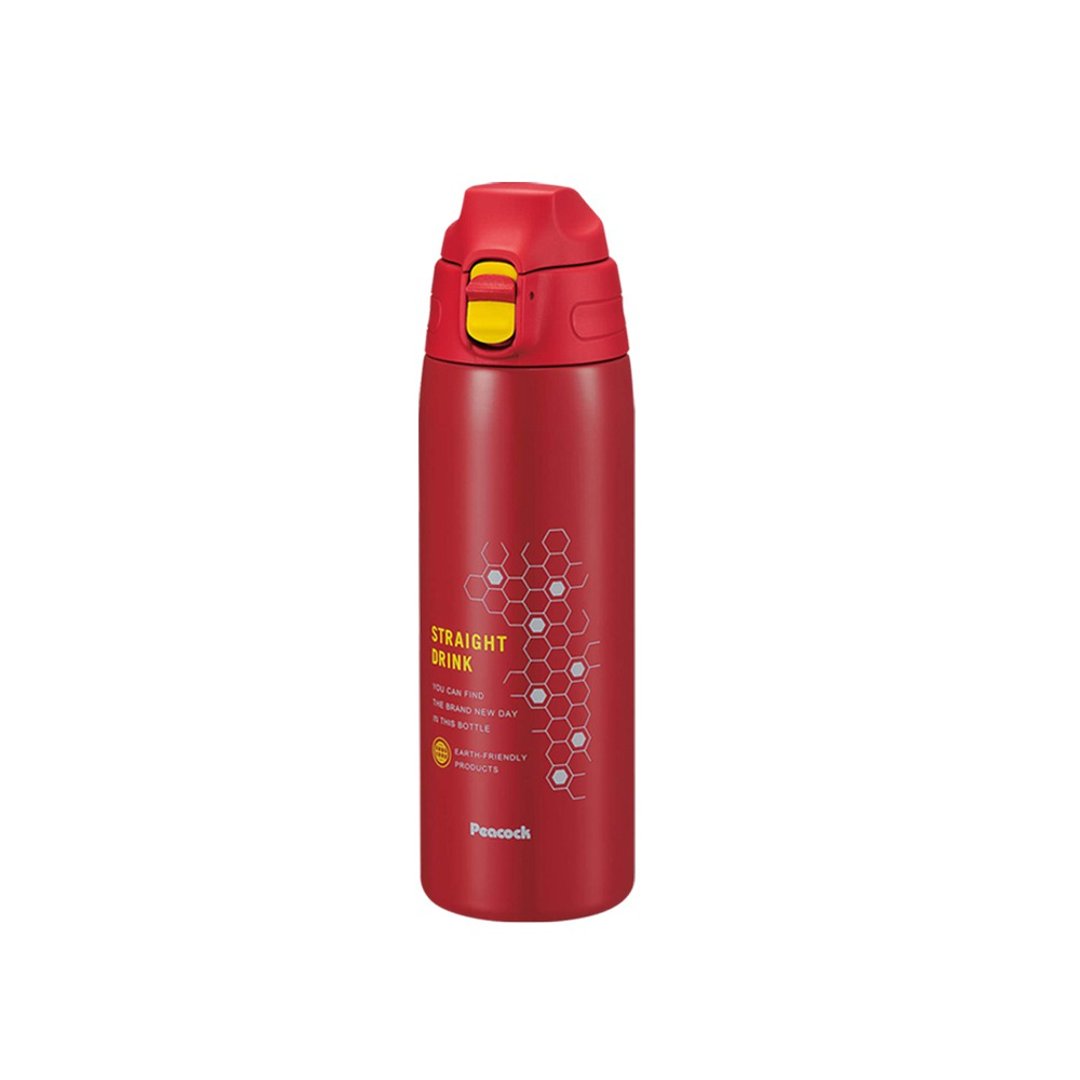 【孔雀Peacock】700ML 316不锈钢保温杯(弹盖式)红色 - 保温瓶/保温杯 - 不锈钢 红色
