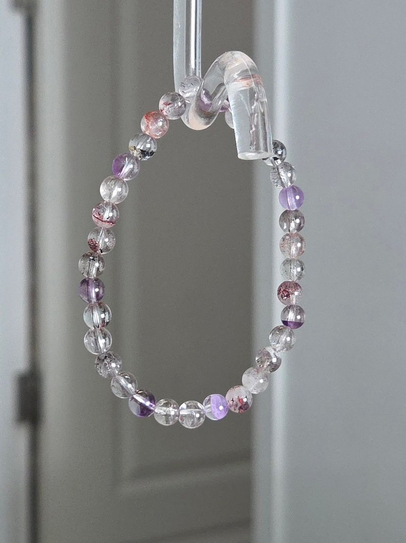 性价比 仙女紫超七毒液彼岸花 水晶手链手串 6MM - 手链/手环 - 水晶 紫色