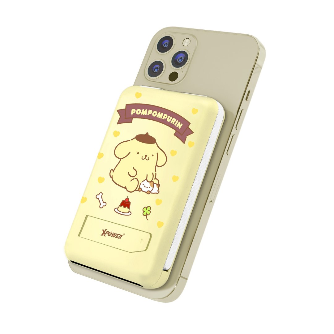 (双TypeC线版)Sanrio Pompompurin M10C+ 6合1 10000mAh 移动电源 - 充电宝/传输线 - 其他金属 黄色