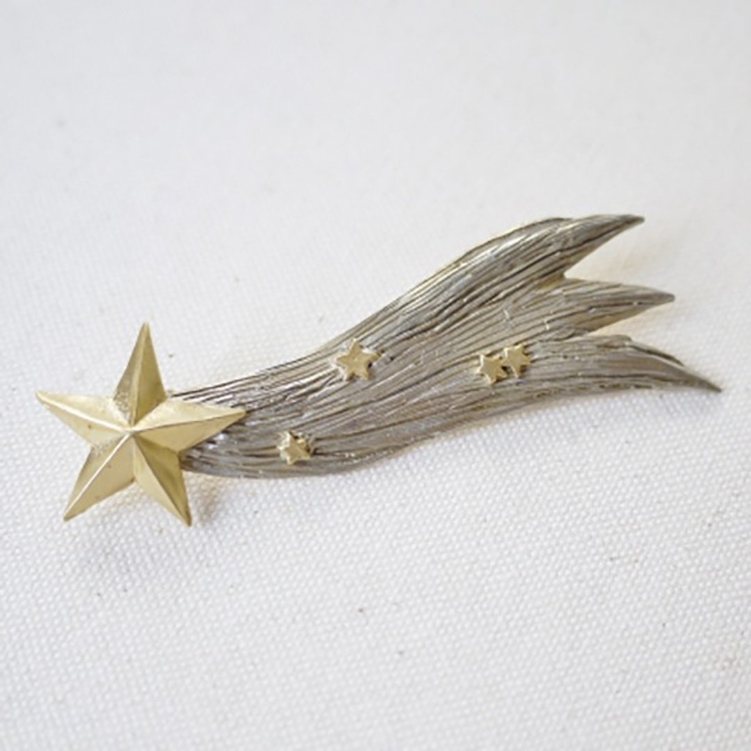 The Galaxy Star River / Pin Brooch PB 064 - 胸针 - 其他金属 金色