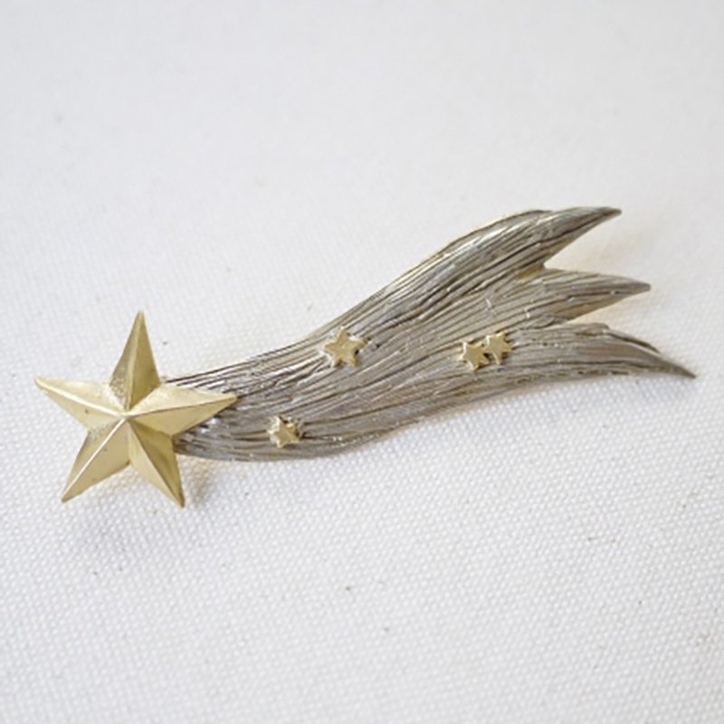 The Galaxy 星の河 / ピンブローチ　PB064 - 胸针 - 其他金属 金色