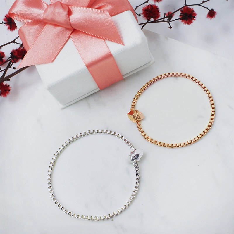 属于我们的礼物 ROSE ORBIT & SILVER ORBIT 手环组合 - 手链/手环 - 其他金属 银色