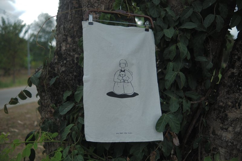 棉质海报 |你感觉像在家一样 - 年历/台历 - 棉．麻 白色