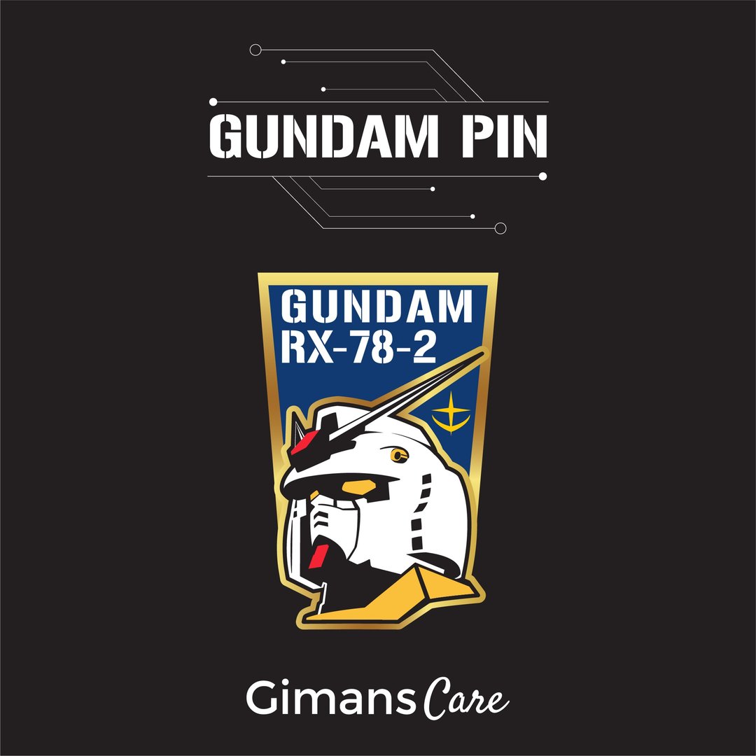 机动战士高达金属徽章系列 RX-78-2 高达 - 徽章/别针 - 其他金属 