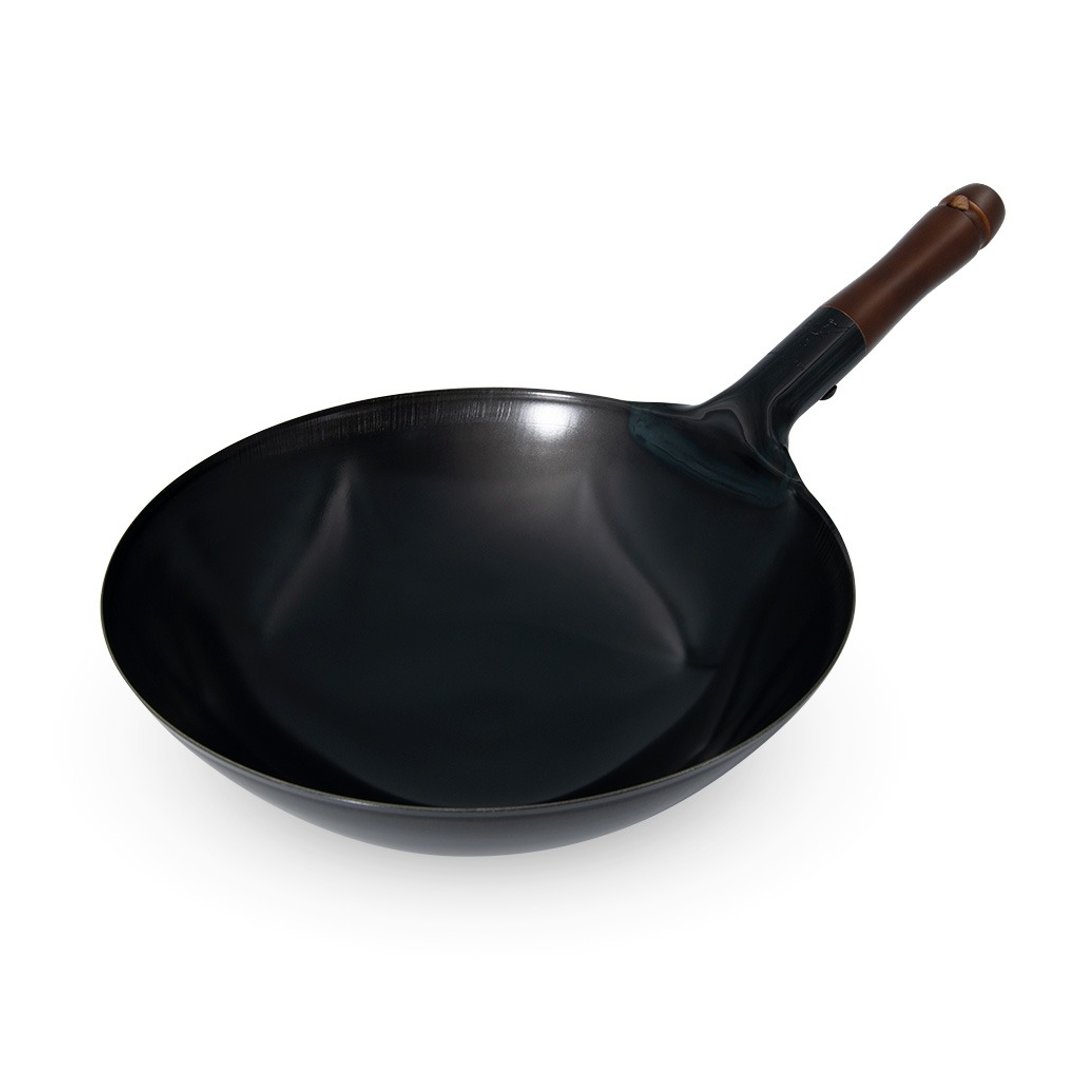 日本燕三条制铁流 专业级铁锅系列木柄北京锅 30cm - 厨房用具 - 其他金属 