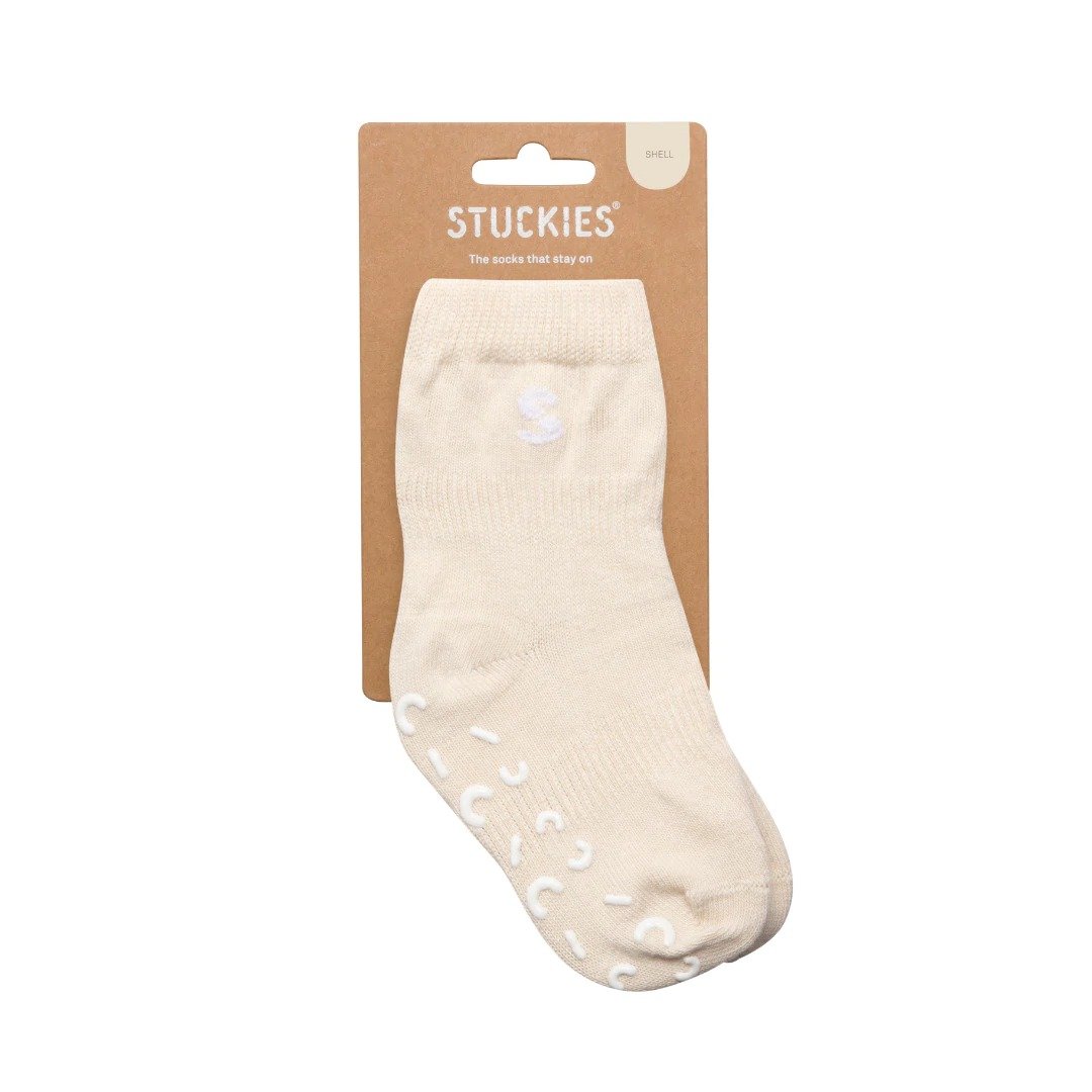 Stuckies - 婴儿防滑袜 - Shell - 婴儿袜子 - 棉 