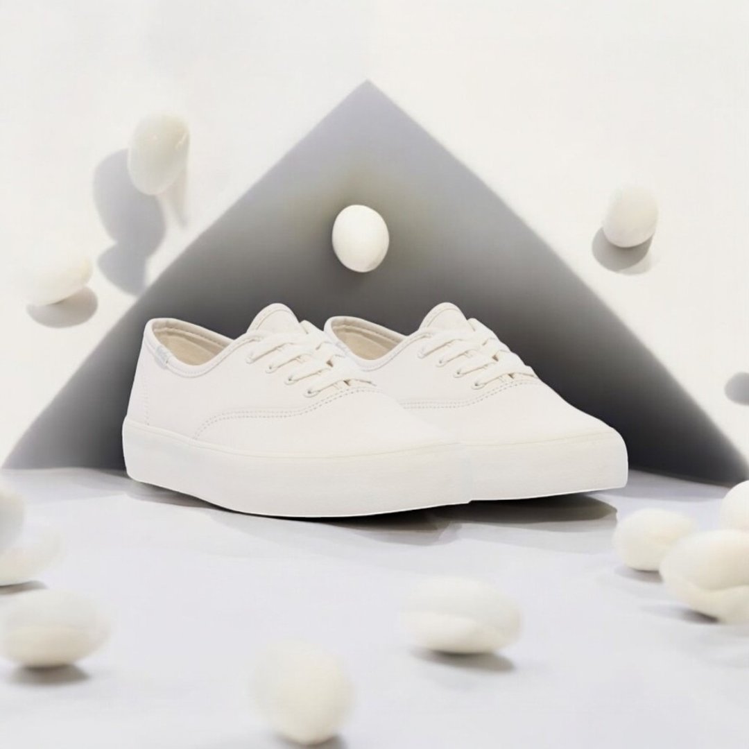 Keds Champion GN宽楦舒适真皮休闲小白鞋9241W110101(WH67979) - 女款休闲鞋 - 其他材质 