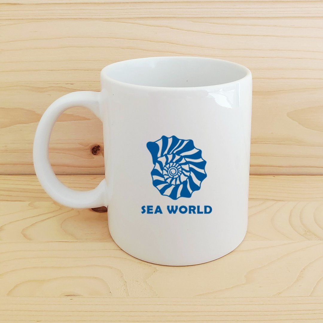 SEA WORLD_贝壳 马克杯 - 咖啡杯/马克杯 - 瓷 蓝色
