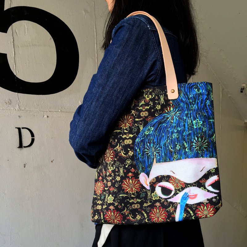 【最新】【小量现货】Flying Sofye 隐藏女飞贼 真皮肩带手提袋 - 侧背包/斜挎包 - 其他材质 黑色