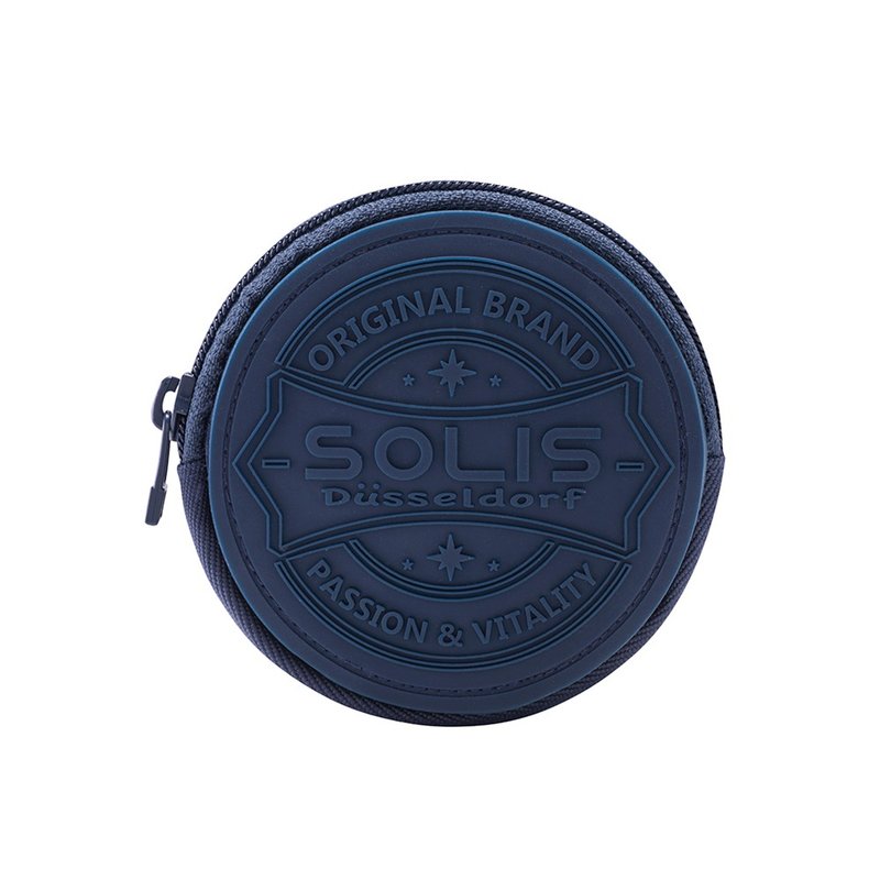 【圆满招财款】SOLIS 圆形零钱包│午夜蓝 - 零钱包 - 硅胶 