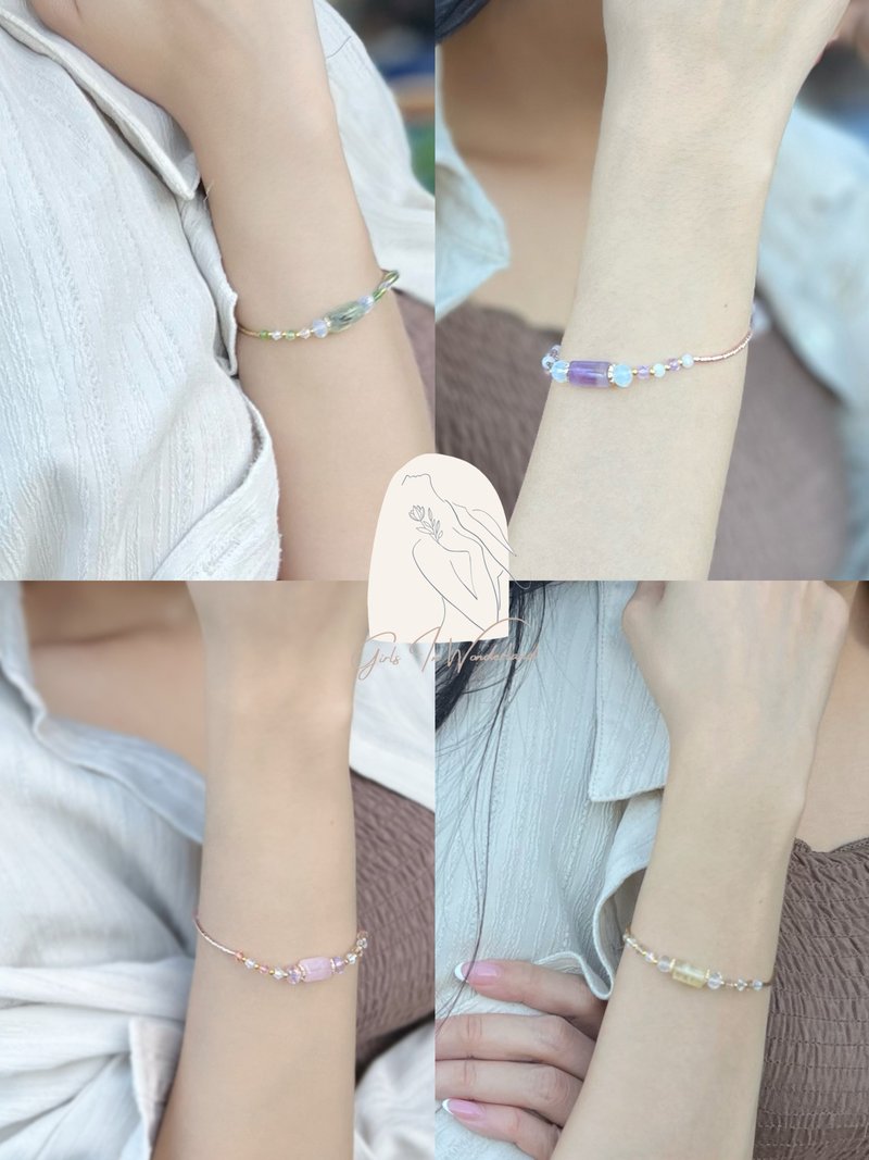 G. Bracelet @水晶橡筋手环 - 手链/手环 - 其他材质 多色