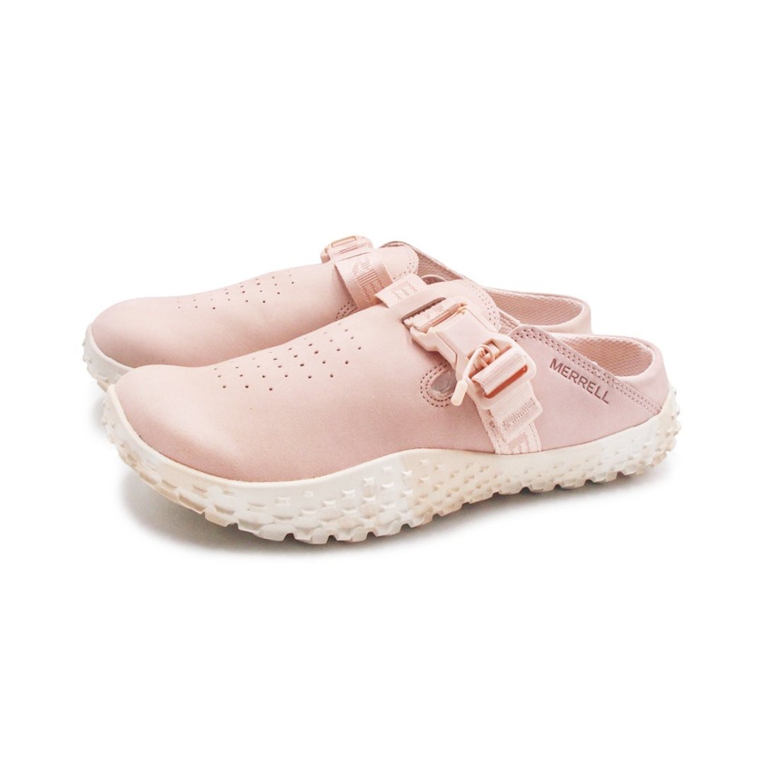 MERRELL WRAPT SLIDE NUBUCK 休闲便鞋 女鞋 - 淡粉色 - 女款休闲鞋 - 环保材料 