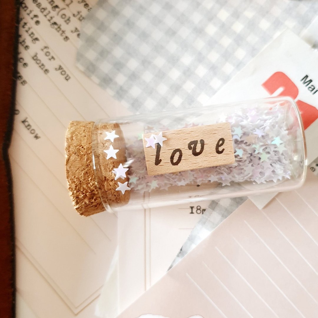 love 橡皮章 - 印章/印台 - 木头 咖啡色