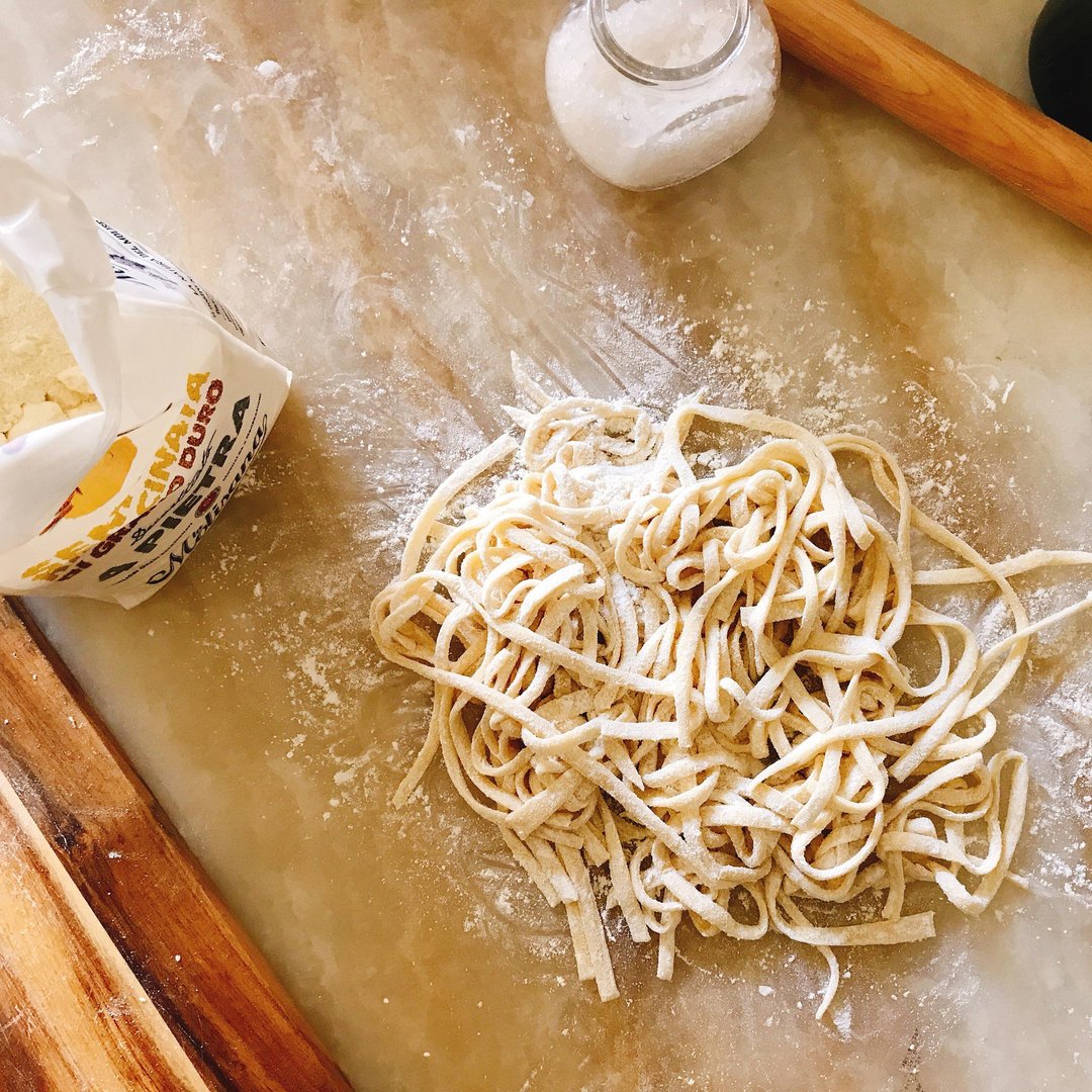 7 月・手杆意大利面与香草青酱 纯素 - 美食 - 新鲜食材 
