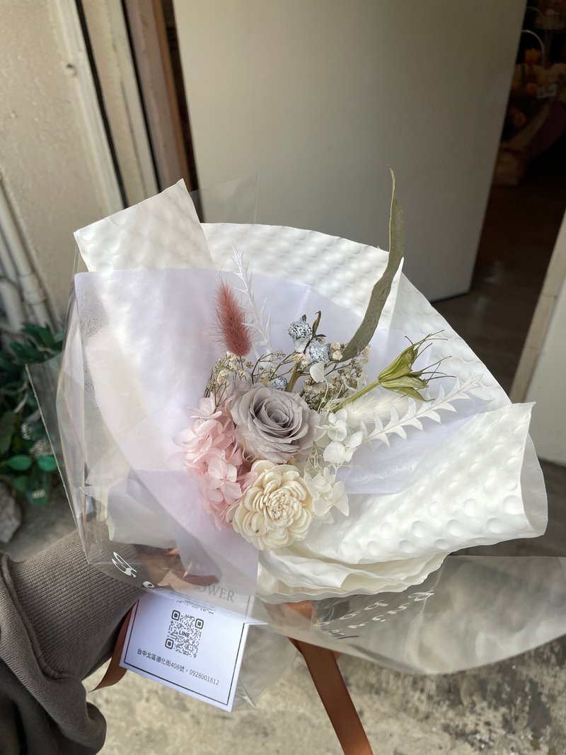 永生花花束 毕业季 毕业花束 - 干燥花/捧花 - 植物．花 