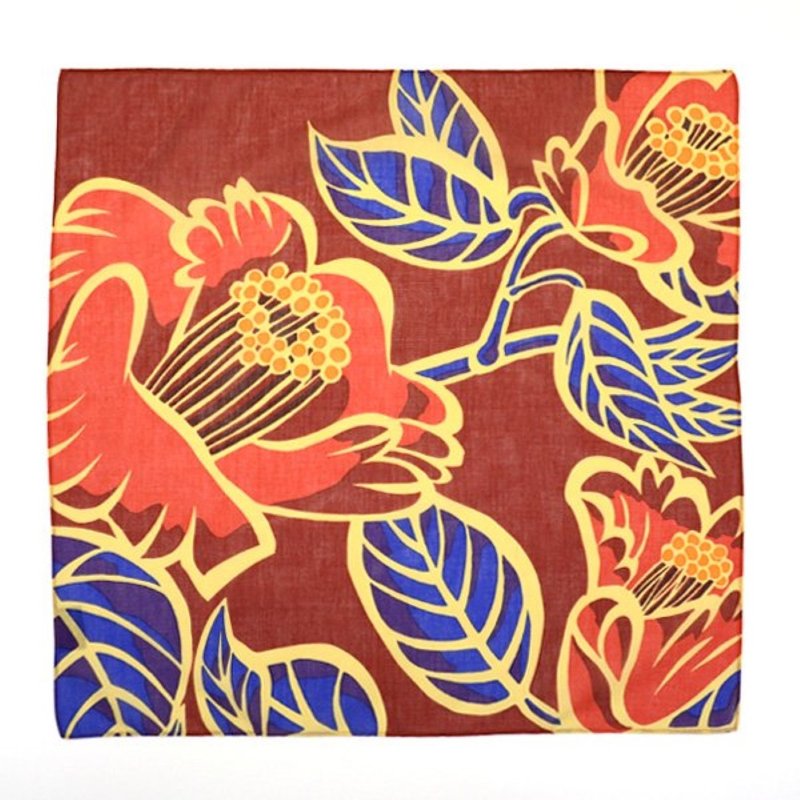 手帕 - Tsubaki - 手帕/方巾 - 棉．麻 红色