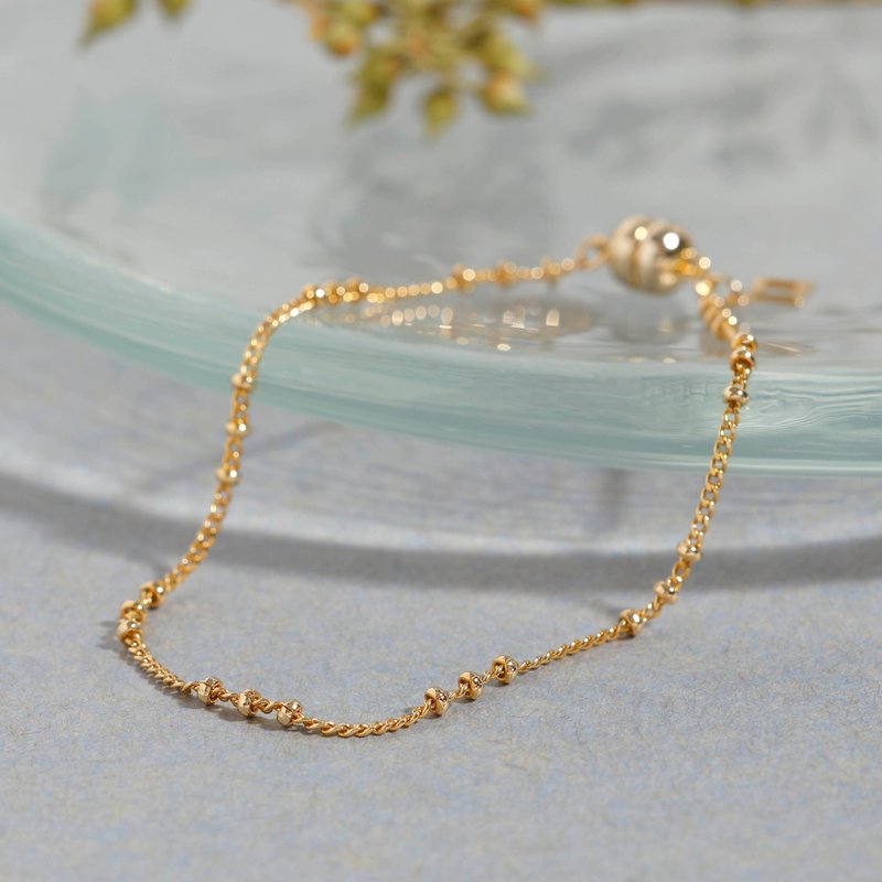 petit point bracelet GD 无镍磁铁手链 磁吸式轻松穿脱的简约手链 金色 - 手链/手环 - 其他金属 金色
