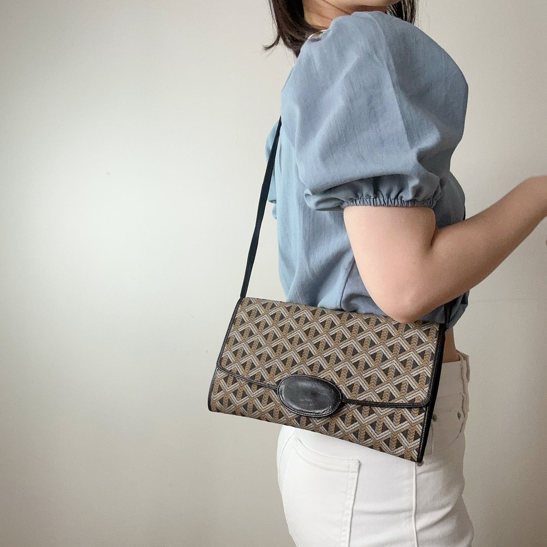 Goyard 中古手袋 - 侧背包/斜挎包 - 真皮 黑色