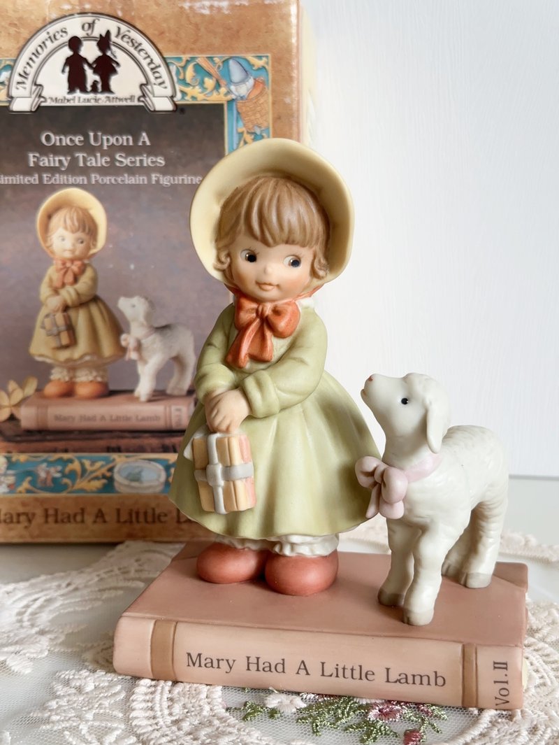 美国enesco  memories of yesterday 童年往事娃娃 限量收藏摆件 - 玩偶/公仔 - 瓷 