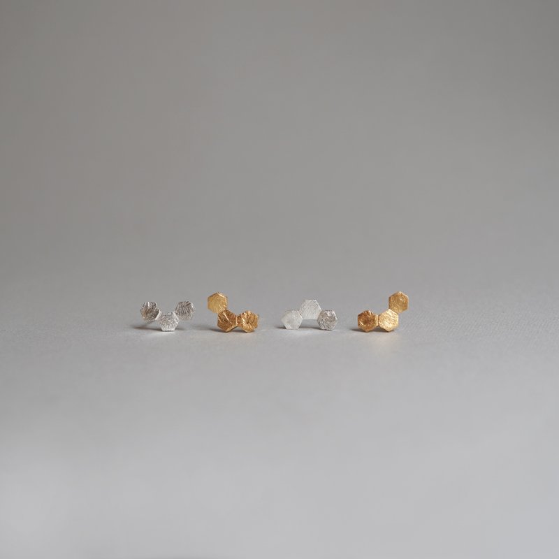 几何造型耳环/耳夹 - 耳环/耳夹 - 其他金属 多色
