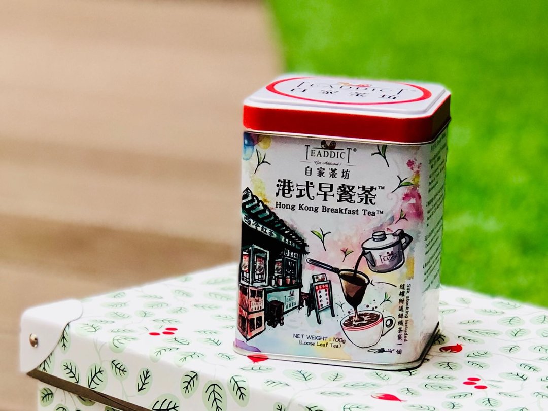 TEADDICT港式早餐茶 (奶茶茶胆)| 标准装 100克茶叶连小茶袋 - 茶 - 新鲜食材 红色