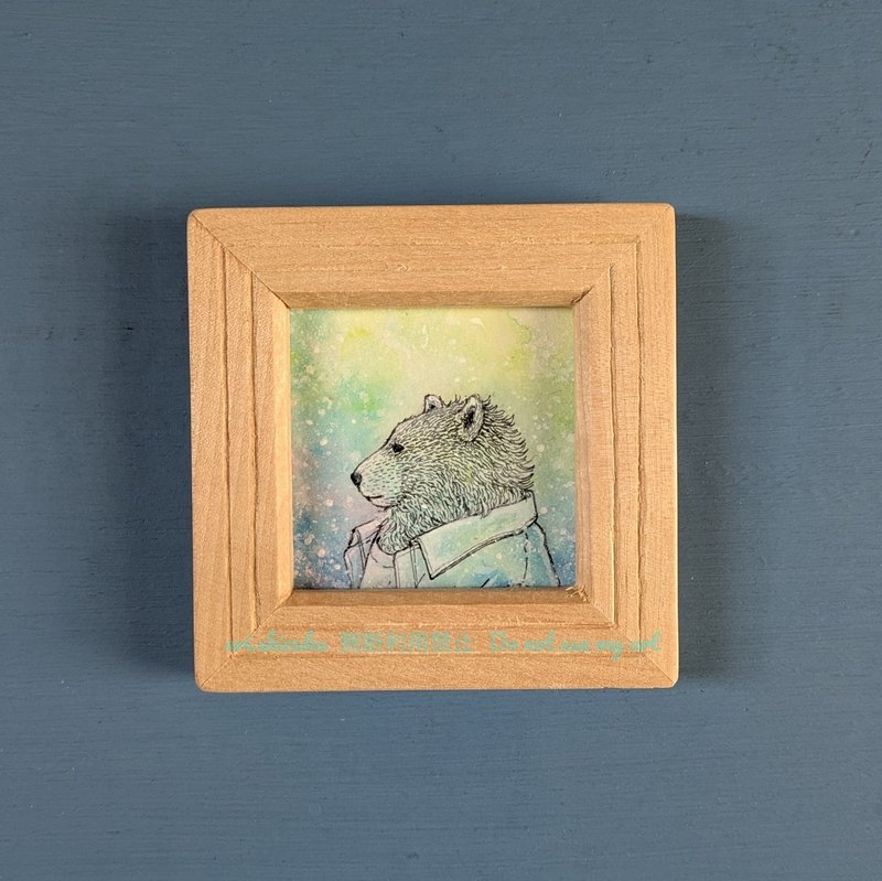 【迷你画框原画】Casual・Hamutsu (轻咬) - 海报/装饰画/版画 - 纸 多色