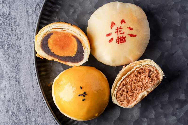 【中秋限定课程 】花猫迷你肉松饼+经典蛋黄酥 - 美食 - 新鲜食材 