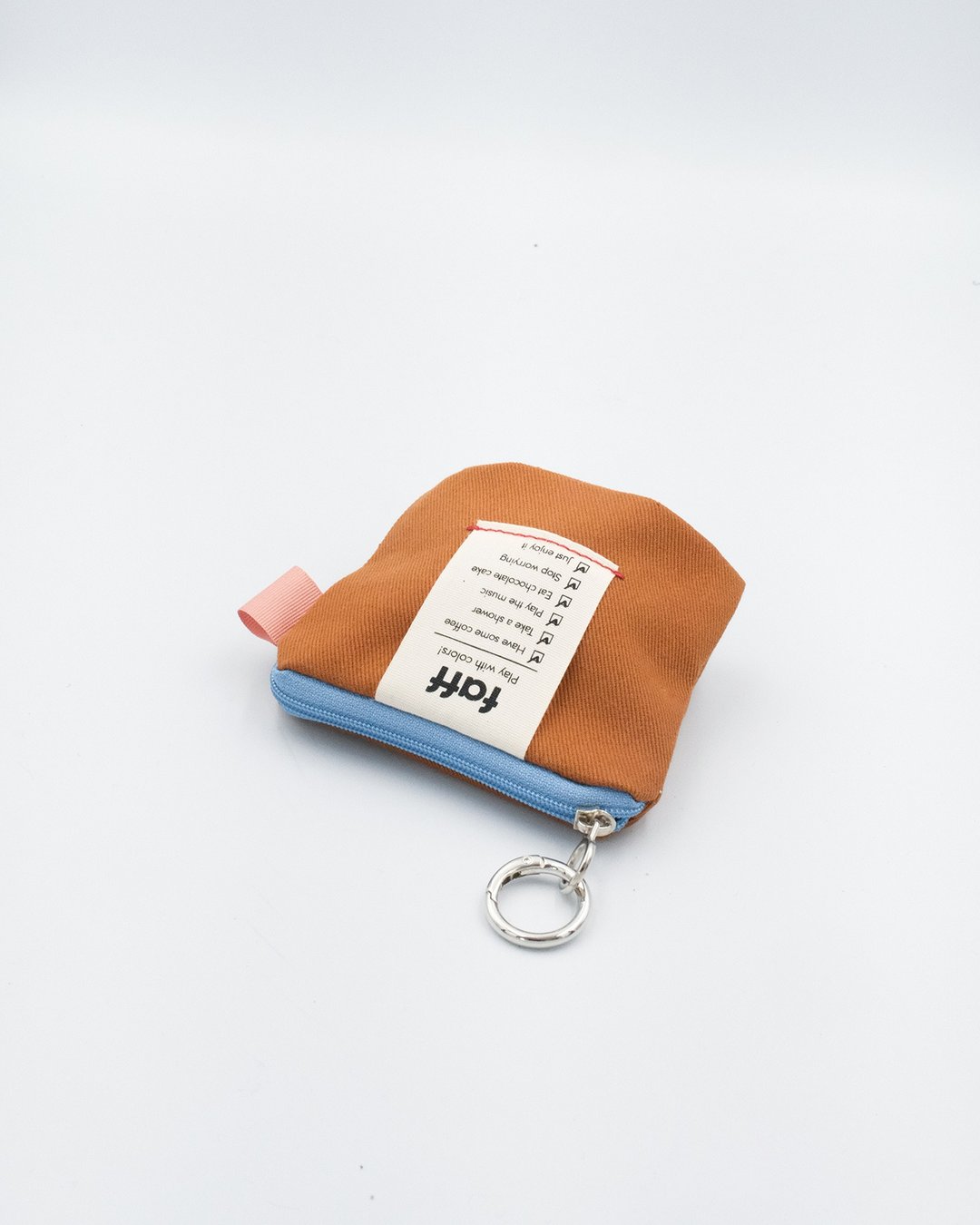 faff Pouch mini 太妃糖色 - 化妆包/杂物包 - 棉 咖啡色